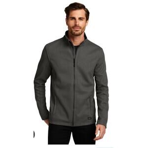 M960) Ogio Men's Gray Grit Fleece Jacket Large